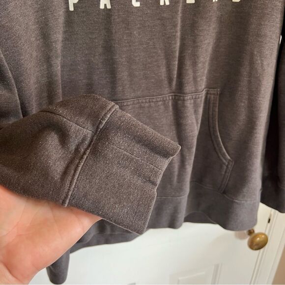 NFL Fanatics Gray Green Bay Packers Hoodie - Picture 4 of 6